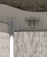 Декоративный стеновой профиль Pro Design 534 Не анодированный