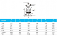 Фильтр песочный Emaux с верхним вентилем V 350-900 (Opus)