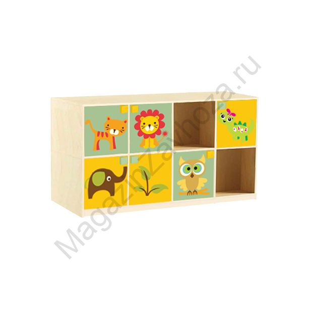 СТЕНКА ДЕТСКАЯ МОДЕЛЬ 5/10 С ДЕКОРАТИВНЫМИ НАКЛАДКАМИ