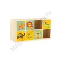 СТЕНКА ДЕТСКАЯ МОДЕЛЬ 5/10 С ДЕКОРАТИВНЫМИ НАКЛАДКАМИ