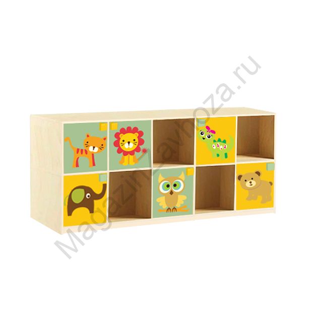 СТЕНКА ДЕТСКАЯ МОДЕЛЬ 5/14 С ДЕКОРАТИВНЫМИ НАКЛАДКАМИ