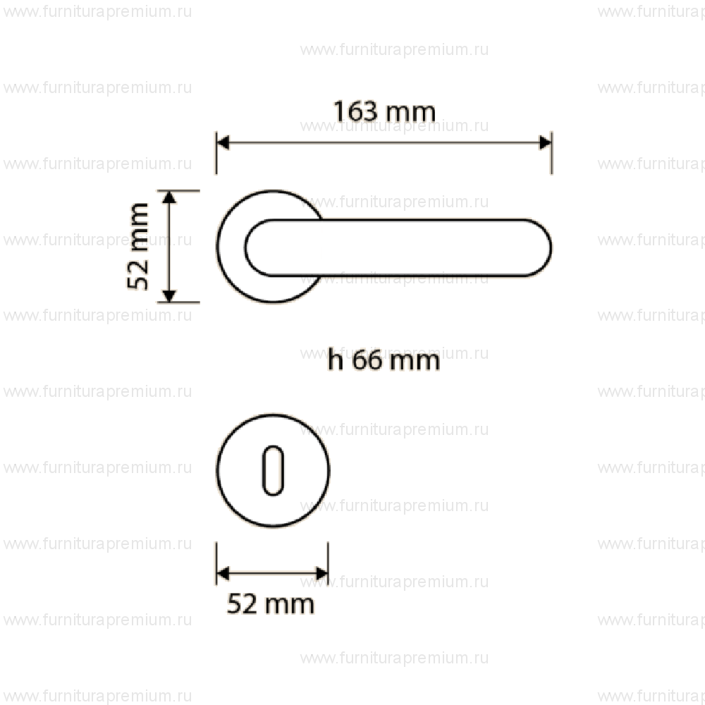 Ручка Linea Cali  Flory 1747 RB 023