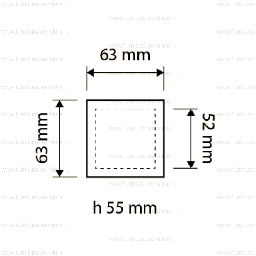 Ручка-кноб Linea Cali Frida 1700