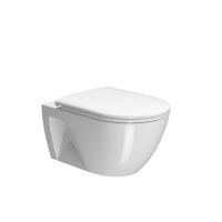 Подвесной унитаз безободковый GSI PURA ECO 8807 Swirlflush схема 1