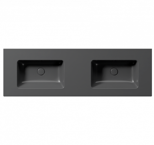 Двойная черная раковина GSI Pura 142x46 схема 2