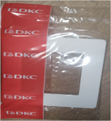 Рамка для 2 модулей, бел.