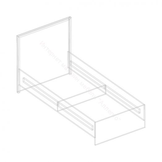 Кровать "Лео 2" | каркас 900х2000