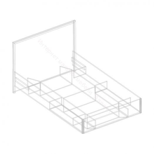 Кровать "Лео 2" | каркас 1200х2000