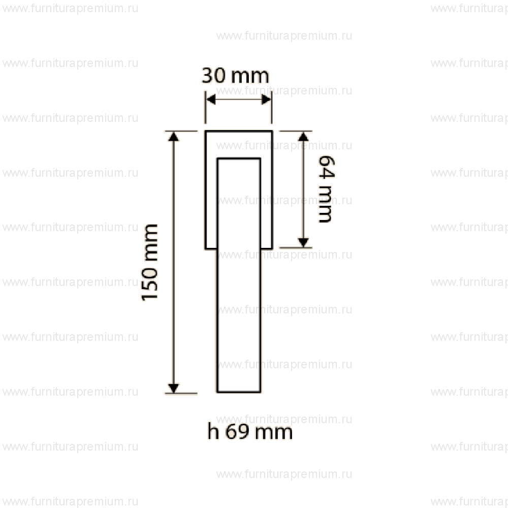 Оконная ручка Linea Cali Glamur 1555 DK