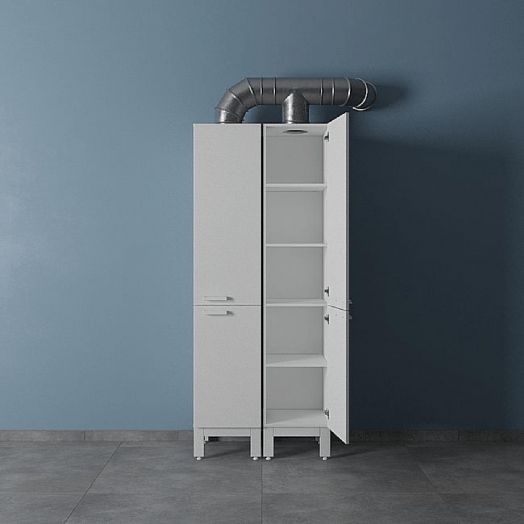 Шкаф для реактивов с вытяжкой 400х450х2000