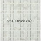 Mia white (matt) стекло .Мозаика серия CRYSTAL, размер, чип 23*23 мм:300*300*4 (Bonaparte)