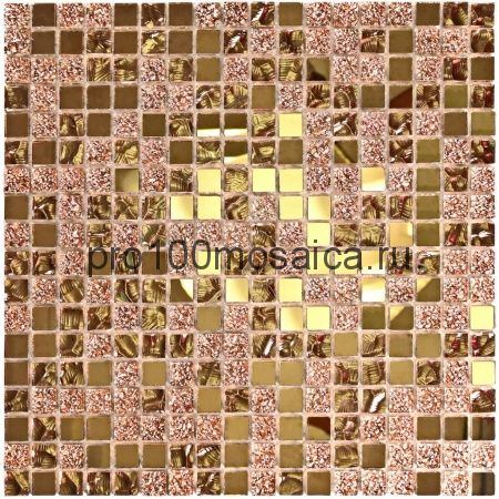 Mirror Bronze. Мозаика серия EXCLUSIVE, чип.мм. 15*15 размер, мм: 300*300*4 (Bonaparte)