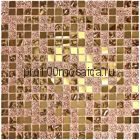 Mirror Bronze. Мозаика серия EXCLUSIVE, чип.мм. 15*15 размер, мм: 300*300*4 (Bonaparte)