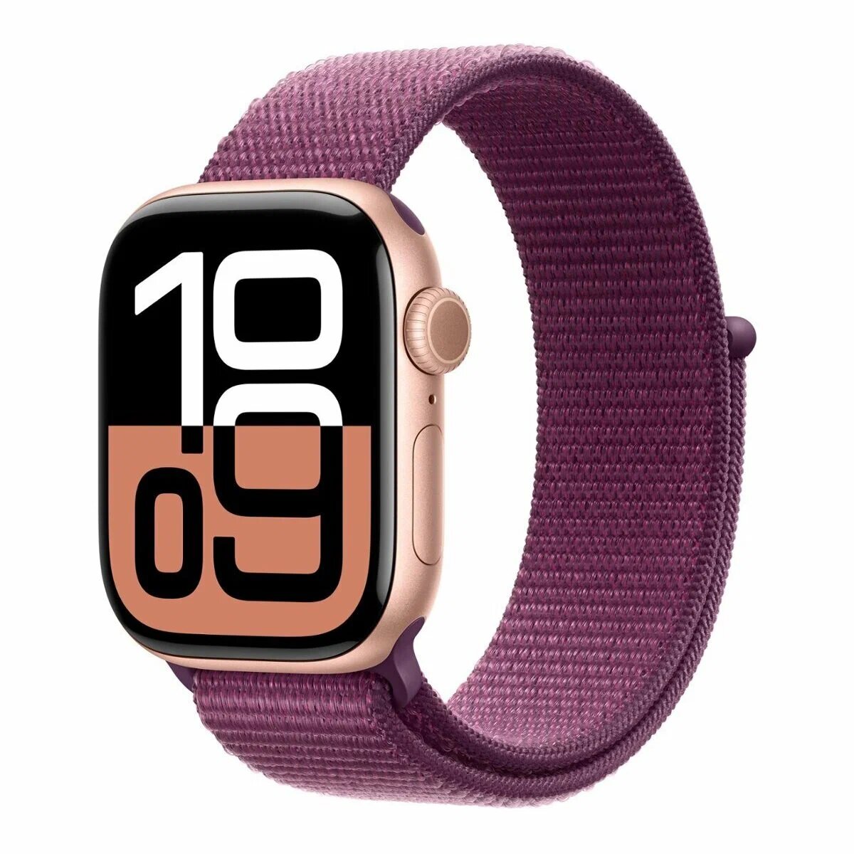 Часы Apple watch S10 46 Rose Gold Plum SL MWWV3