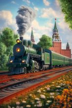 Фон стена "Trainwall №3"