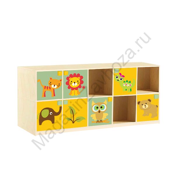 СТЕНКА ДЕТСКАЯ МОДЕЛЬ 5/15 С ДЕКОРАТИВНЫМИ НАКЛАДКАМИ