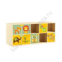 СТЕНКА ДЕТСКАЯ МОДЕЛЬ 5/15 С ДЕКОРАТИВНЫМИ НАКЛАДКАМИ