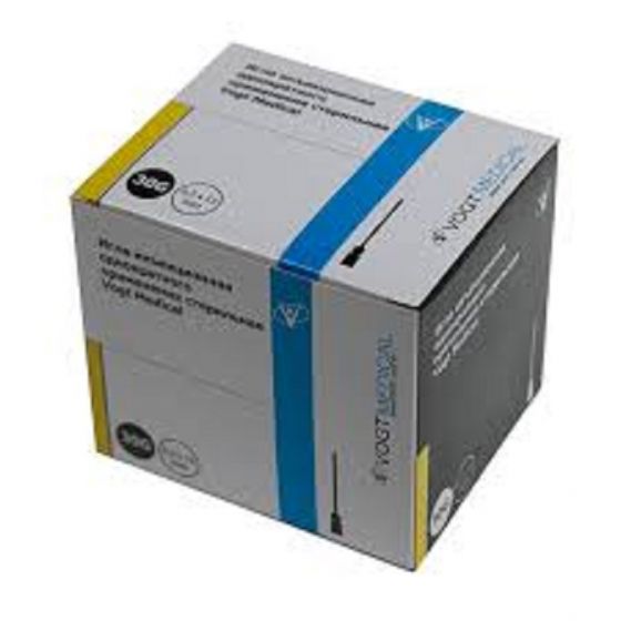 Игла инъекционная стерильная 30G (0,3*13 мм) Vogt Medical
