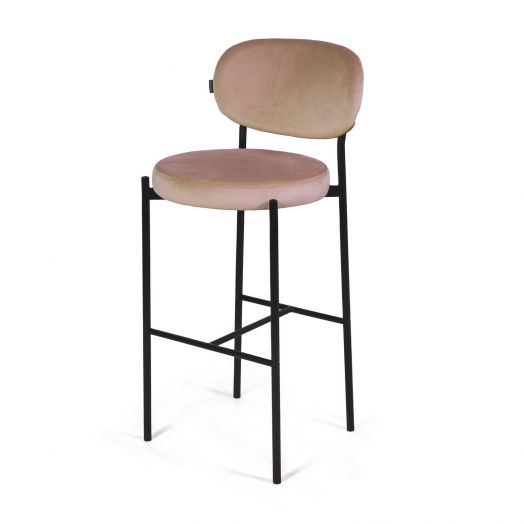 Стул барный Mason, бархат бежевый 5