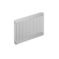 Стальной трубчатый радиатор Rifar TUBOG 3057 подключение нижнее одностороннее с термоклапаном Белый (RAL 9016) схема 2