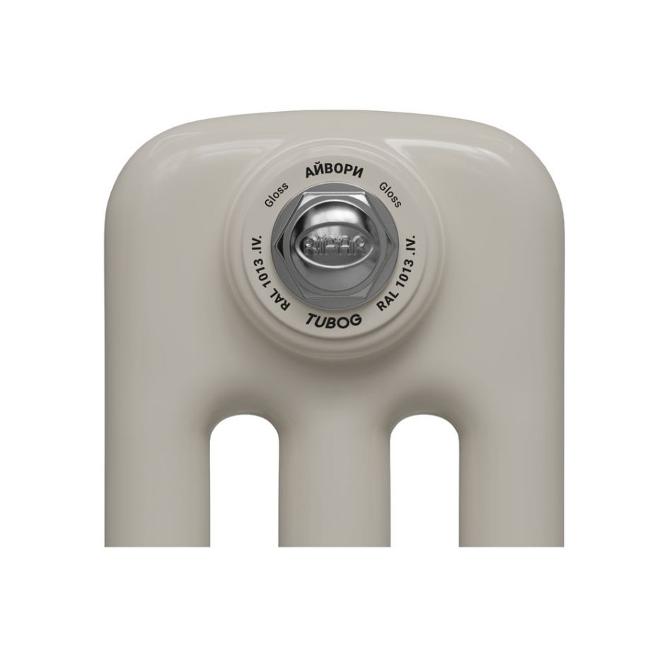 Стальной трубчатый радиатор Rifar TUBOG 2180 подключение нижнее одностороннее Айвори (RAL 1013)