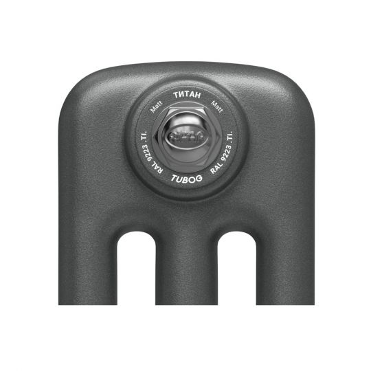 Стальной трубчатый радиатор Rifar TUBOG 2180 подключение нижнее одностороннее с термоклапаном Титан (RAL 9223) схема 5