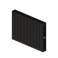 Биметаллический радиатор Rifar SUPReMO Ventil 500 нижнее правое подключение Антрацит (DB_703) схема 3