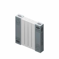 Биметаллический радиатор Rifar SUPReMO Ventil 350 нижнее левое подключение Белый (RAL 9016) схема 6