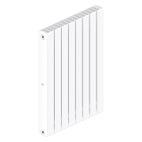 Биметаллический радиатор Rifar SUPReMO Ventil 350 нижнее левое подключение Белый (RAL 9016) схема 2