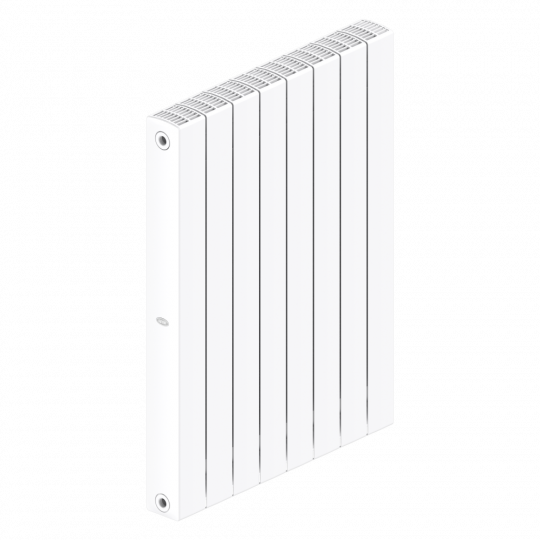 Биметаллический радиатор Rifar SUPReMO Ventil 350 нижнее левое подключение Белый (RAL 9016) схема 2