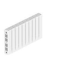 Биметаллический радиатор Rifar SUPReMO Ventil 350 нижнее правое подключение Белый (RAL 9016) схема 1
