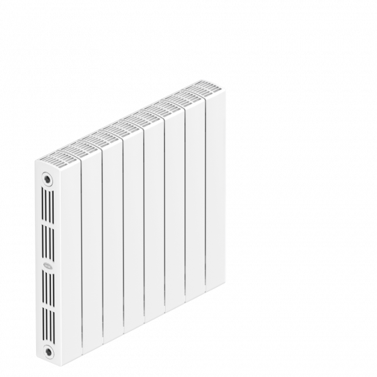 Биметаллический радиатор Rifar SUPReMO 500 боковое подключение Белый (RAL 9016) схема 15