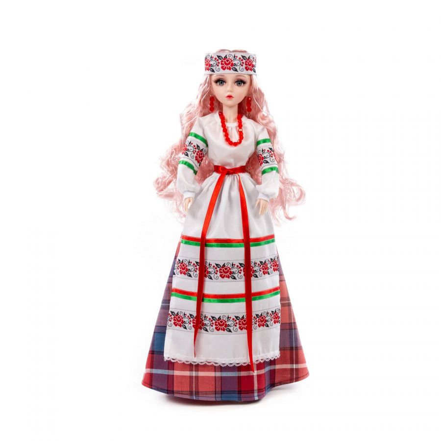 Кукла "Александра" (55 см) в белорусском костюме (в коробке)
