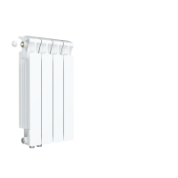 Биметаллический радиатор Rifar Monolit Ventil 500 нижнее левое подключение Белый (RAL 9016) схема 1