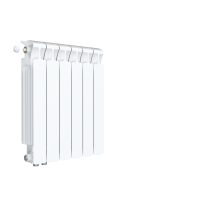 Биметаллический радиатор Rifar Monolit Ventil 500 нижнее левое подключение Белый (RAL 9016) схема 2