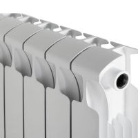 Биметаллический радиатор Rifar Monolit Ventil 350 нижнее правое подключение Белый (RAL 9016) схема 12