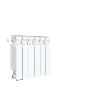 Биметаллический радиатор Rifar Monolit Ventil 350 нижнее левое подключение Белый (RAL 9016) схема 2