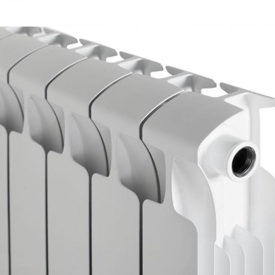 Биметаллический радиатор Rifar Monolit 500 боковое подключение Белый (RAL 9016) схема 13