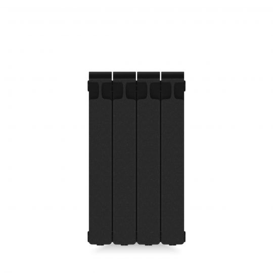 Биметаллический радиатор Rifar Monolit 500 боковое подключение Антрацит (DB_703) схема 2 Биметаллический радиатор Rifar Monolit 500 боковое подключение Антрацит (DB_703) схема 2