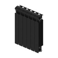 Биметаллический радиатор Rifar Monolit 500 боковое подключение Антрацит (DB_703) схема 8 Биметаллический радиатор Rifar Monolit 500 боковое подключение Антрацит (DB_703) схема 8