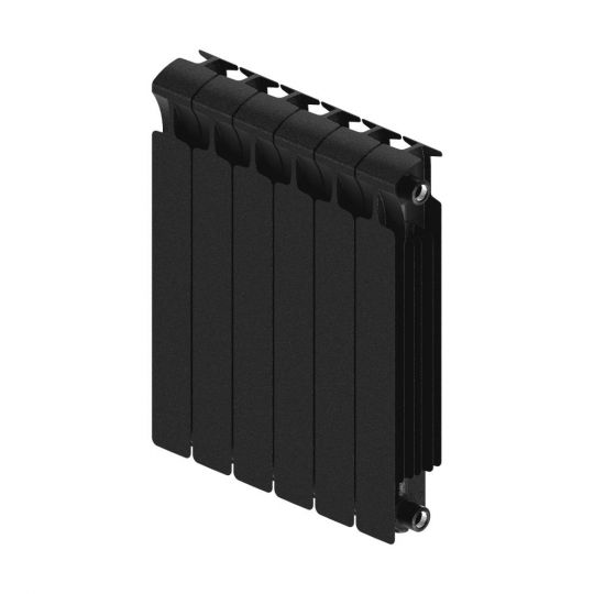 Биметаллический радиатор Rifar Monolit 500 боковое подключение Антрацит (DB_703) схема 8 Биметаллический радиатор Rifar Monolit 500 боковое подключение Антрацит (DB_703) схема 8