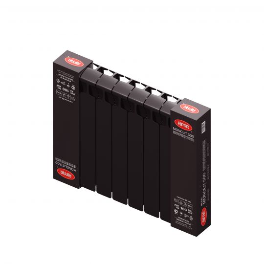 Биметаллический радиатор Rifar Monolit 500 боковое подключение Антрацит (DB_703) схема 21 Биметаллический радиатор Rifar Monolit 500 боковое подключение Антрацит (DB_703) схема 21