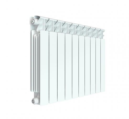 Биметаллический радиатор Rifar Base 500 боковое подключение Белый (RAL 9016) схема 7