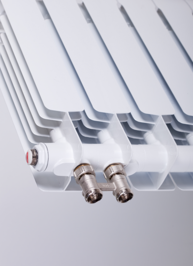 Биметаллический радиатор Rifar Base 500 боковое подключение Белый (RAL 9016) схема 8