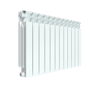 Биметаллический радиатор Rifar Base 500 боковое подключение Белый (RAL 9016) схема 9