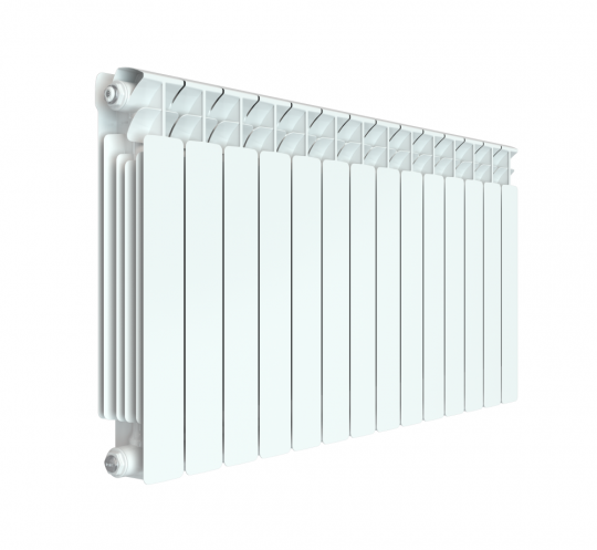 Биметаллический радиатор Rifar Base 500 боковое подключение Белый (RAL 9016) схема 11