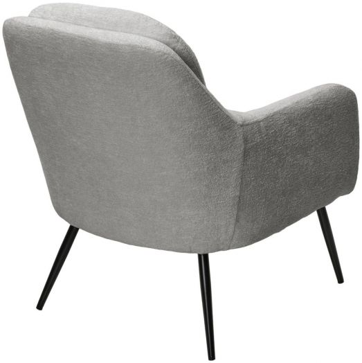 Кресло Akira шенилл, серый