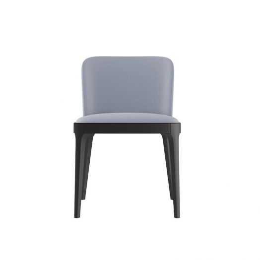 Стул Magda без стежек, массив бук, рогожка голубой