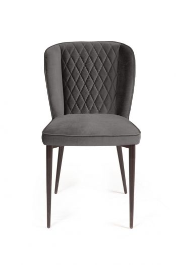 Стул Next, бархат антрацит 14
