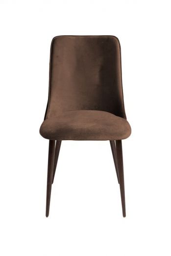 Стул Joe, бархат коричневый 12